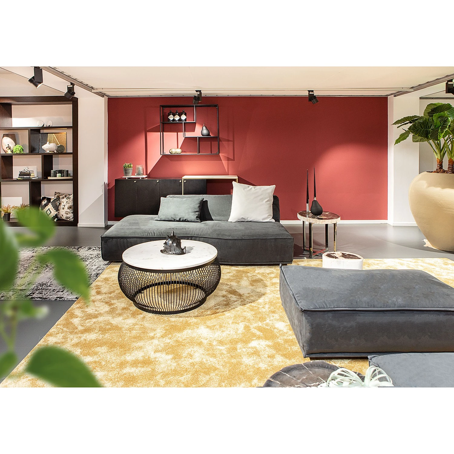 Red Living Couchtisch Edgewood II - Marmor / Metall - Marmor Weiß / Schwarz 2 Red Living Couchtisch Edgewood II - Marmor / Metall - Marmor Weiß / Schwarz – Bild 2