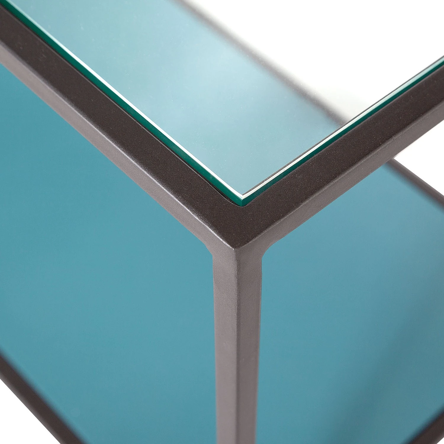 Loftscape Couchtisch Carrabelle III - Glas / Metall - Grau / Anthrazit 4 Loftscape Couchtisch Carrabelle III - Glas / Metall - Grau / Anthrazit – Bild 4