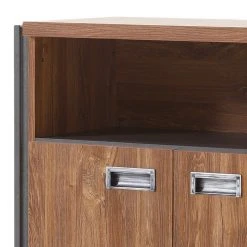 Ars manufacti Kommode Marton II - Eiche Stirling Dekor / Anthrazit -Wohnzimmermöbel boutique en ligne 1000211517 200424 13255600004 DETAILS P000000001000211517