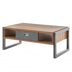 Ars manufacti Couchtisch Marton - Eiche Stirling Dekor / Anthrazit