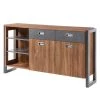 Ars manufacti Sideboard Marton - Eiche Stirling Dekor / Anthrazit