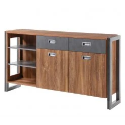 Ars manufacti Sideboard Marton - Eiche Stirling Dekor / Anthrazit