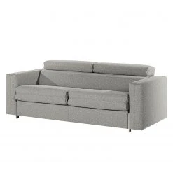 Loftscape Schlafsofa Wissant I - Antiklederlook - Lichtgrau