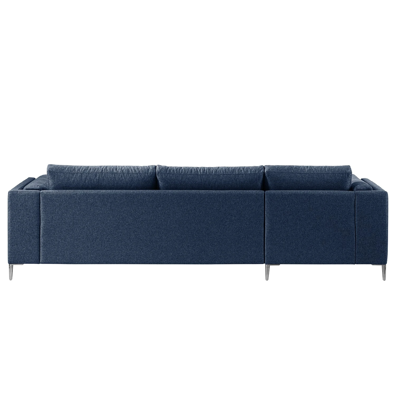 Studio Copenhagen Ecksofa COSO Classic+ mit Longchair - Webstoff Inze: Blau - Breite: 287 cm - Longchair davorstehend links - Chrom glänzend 7 Studio Copenhagen Ecksofa COSO Classic+ mit Longchair - Webstoff Inze: Blau - Breite: 287 cm - Longchair davorstehend links - Chrom glänzend – Bild 7