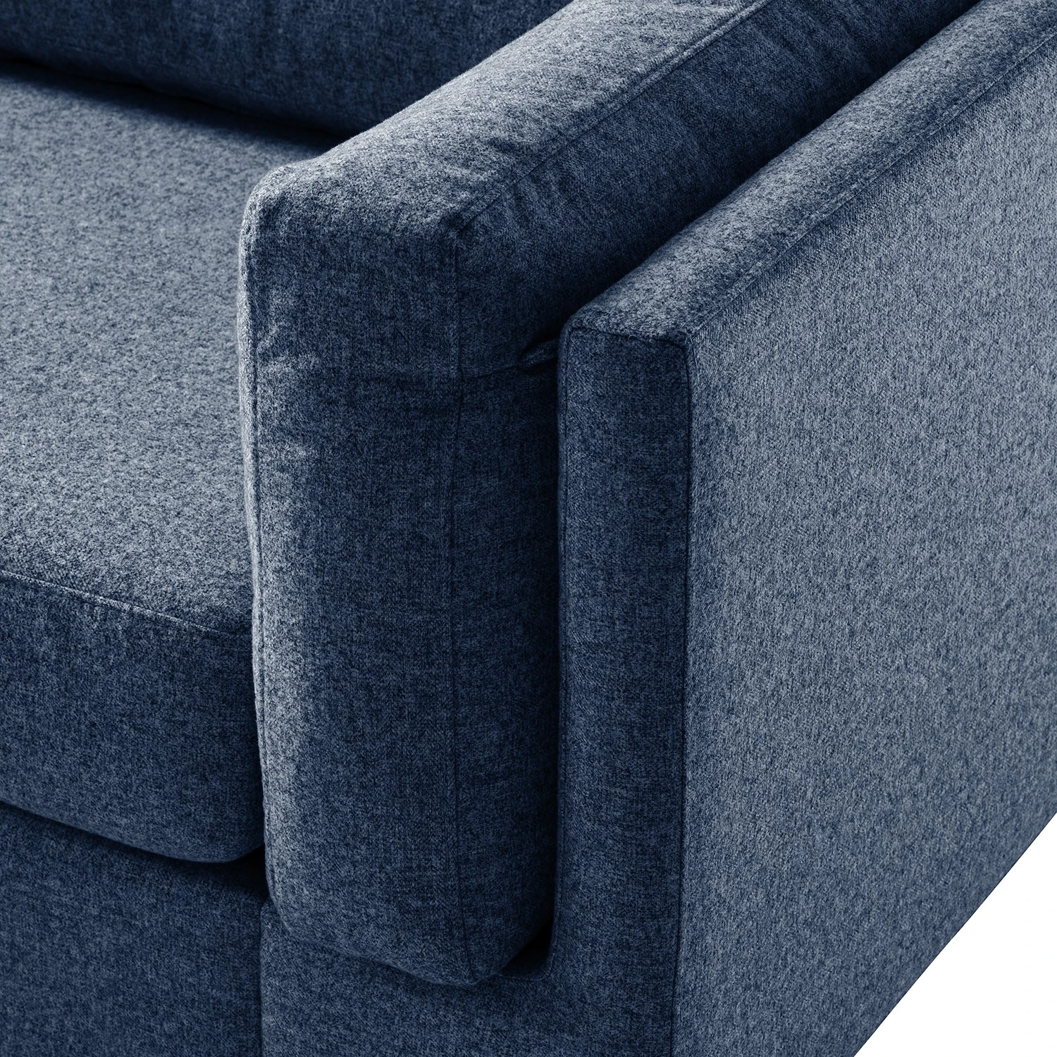 Studio Copenhagen Ecksofa COSO Classic+ mit Longchair - Webstoff Inze: Blau - Breite: 287 cm - Longchair davorstehend links - Chrom glänzend 17 Studio Copenhagen Ecksofa COSO Classic+ mit Longchair - Webstoff Inze: Blau - Breite: 287 cm - Longchair davorstehend links - Chrom glänzend – Bild 17