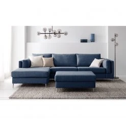 Studio Copenhagen Ecksofa COSO Classic+ mit Longchair - Webstoff Inze: Blau - Breite: 287 cm - Longchair davorstehend links - Chrom glänzend 26 Studio Copenhagen Ecksofa COSO Classic+ mit Longchair - Webstoff Inze: Blau - Breite: 287 cm - Longchair davorstehend links - Chrom glänzend -Wohnzimmermöbel boutique en ligne 1000211866 200923 09514600201 MOOD DETAILS P000000001000211866 mood