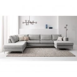 Studio Copenhagen Wohnlandschaft COSO Classic+ - Webstoff Inze: Hellgrau - Longchair davorstehend rechts / Ottomane links - Bettkasten - Chrom glänzend 31 Studio Copenhagen Wohnlandschaft COSO Classic+ - Webstoff Inze: Hellgrau - Longchair davorstehend rechts / Ottomane links - Bettkasten - Chrom glänzend -Wohnzimmermöbel boutique en ligne 1000212027 200923 09521000717 MOOD DETAILS P000000001000212027 mood