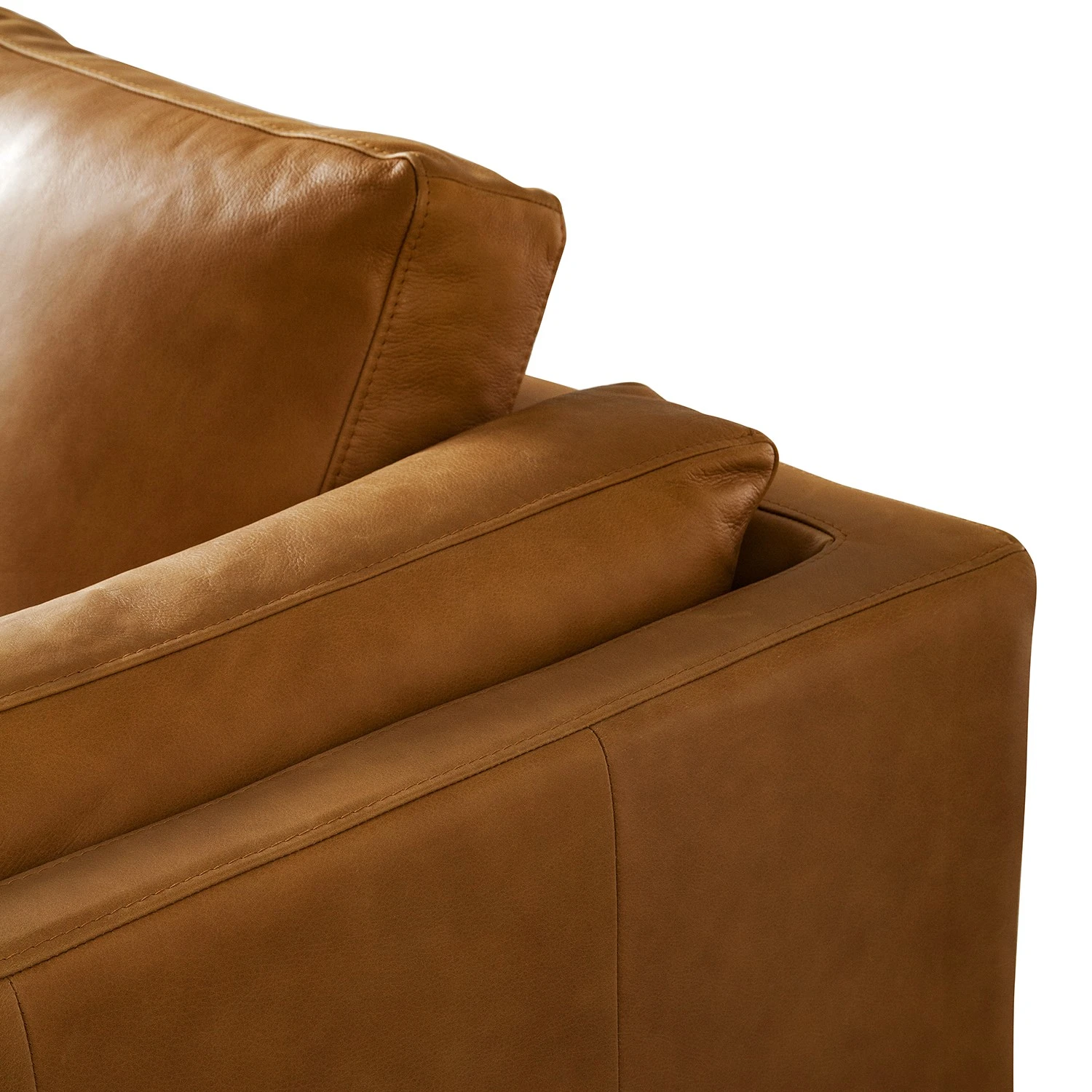 Studio Copenhagen Wohnlandschaft COSO Classic+ - Echtleder Taru: Hellbraun - Longchair davorstehend rechts / Ottomane links - Bettkasten - Chrom glänzend 16 Studio Copenhagen Wohnlandschaft COSO Classic+ - Echtleder Taru: Hellbraun - Longchair davorstehend rechts / Ottomane links - Bettkasten - Chrom glänzend – Bild 16