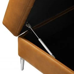 Studio Copenhagen Wohnlandschaft COSO Classic+ - Echtleder Taru: Hellbraun - Longchair davorstehend rechts / Ottomane links - Bettkasten - Chrom glänzend 53 Studio Copenhagen Wohnlandschaft COSO Classic+ - Echtleder Taru: Hellbraun - Longchair davorstehend rechts / Ottomane links - Bettkasten - Chrom glänzend -Wohnzimmermöbel boutique en ligne 1000212033 200811 17221901103 DETAILS P000000001000212033