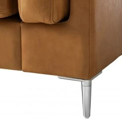 Studio Copenhagen Wohnlandschaft COSO Classic+ - Echtleder Taru: Hellbraun - Longchair davorstehend rechts / Ottomane links - Bettkasten - Chrom glänzend 56 Studio Copenhagen Wohnlandschaft COSO Classic+ - Echtleder Taru: Hellbraun - Longchair davorstehend rechts / Ottomane links - Bettkasten - Chrom glänzend -Wohnzimmermöbel boutique en ligne 1000212033 200811 17222001106 DETAILS P000000001000212033