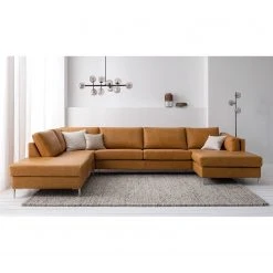 Studio Copenhagen Wohnlandschaft COSO Classic+ - Echtleder Taru: Hellbraun - Longchair davorstehend rechts / Ottomane links - Bettkasten - Chrom glänzend 31 Studio Copenhagen Wohnlandschaft COSO Classic+ - Echtleder Taru: Hellbraun - Longchair davorstehend rechts / Ottomane links - Bettkasten - Chrom glänzend -Wohnzimmermöbel boutique en ligne 1000212033 200923 09530200417 MOOD DETAILS P000000001000212033 mood