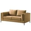 Studio Copenhagen 2-Sitzer Sofa COSO Classic+ - Webstoff Inze: Hellbraun - Schwarz