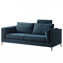 Studio Copenhagen 2,5-Sitzer Sofa COSO Classic+ - Chenille Rufi: Blau - Eiche Dunkel -Wohnzimmermöbel boutique en ligne 1000212738 200825 13135300090 DETAILS P000000001000212738