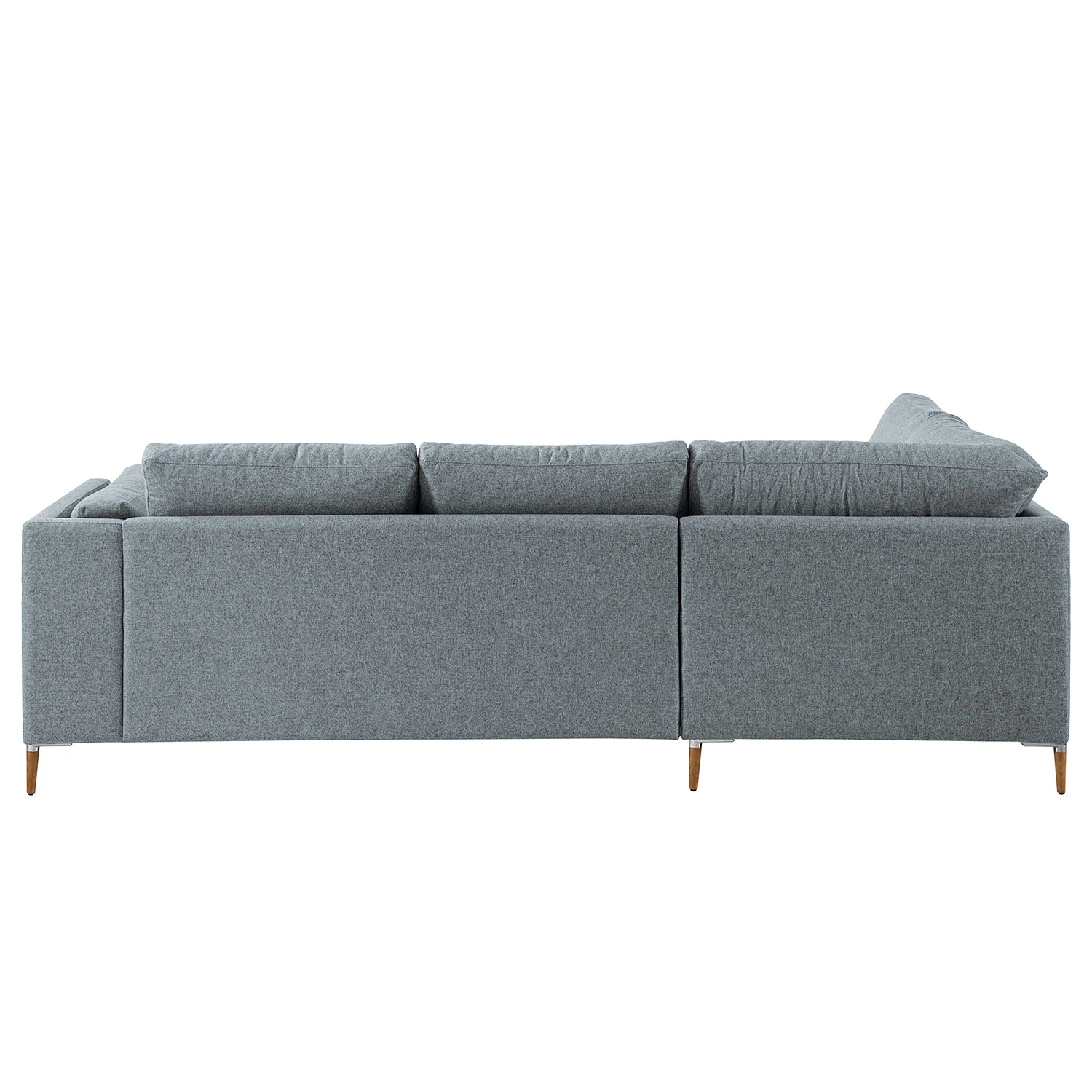 Studio Copenhagen Ecksofa COSO Classic+ mit Ottomane - Webstoff Inze: Graublau - Breite: 245 cm - Ottomane davorstehend links - Bettkasten - Eiche Dunkel 8 Studio Copenhagen Ecksofa COSO Classic+ mit Ottomane - Webstoff Inze: Graublau - Breite: 245 cm - Ottomane davorstehend links - Bettkasten - Eiche Dunkel – Bild 8