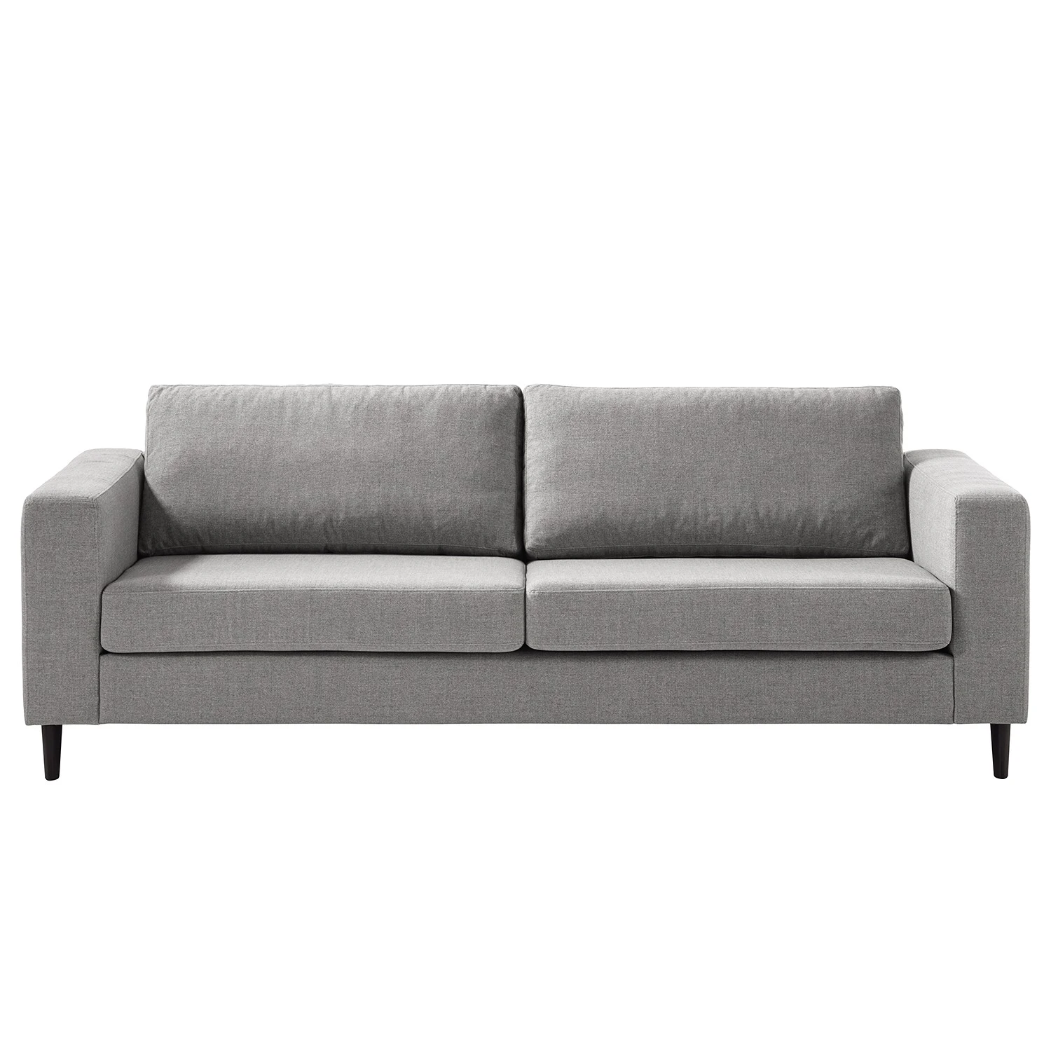 Studio Copenhagen 3-Sitzer Sofa COSO Classic - Webstoff Milan: Hellgrau - Buche 5 Studio Copenhagen 3-Sitzer Sofa COSO Classic - Webstoff Milan: Hellgrau - Buche – Bild 5