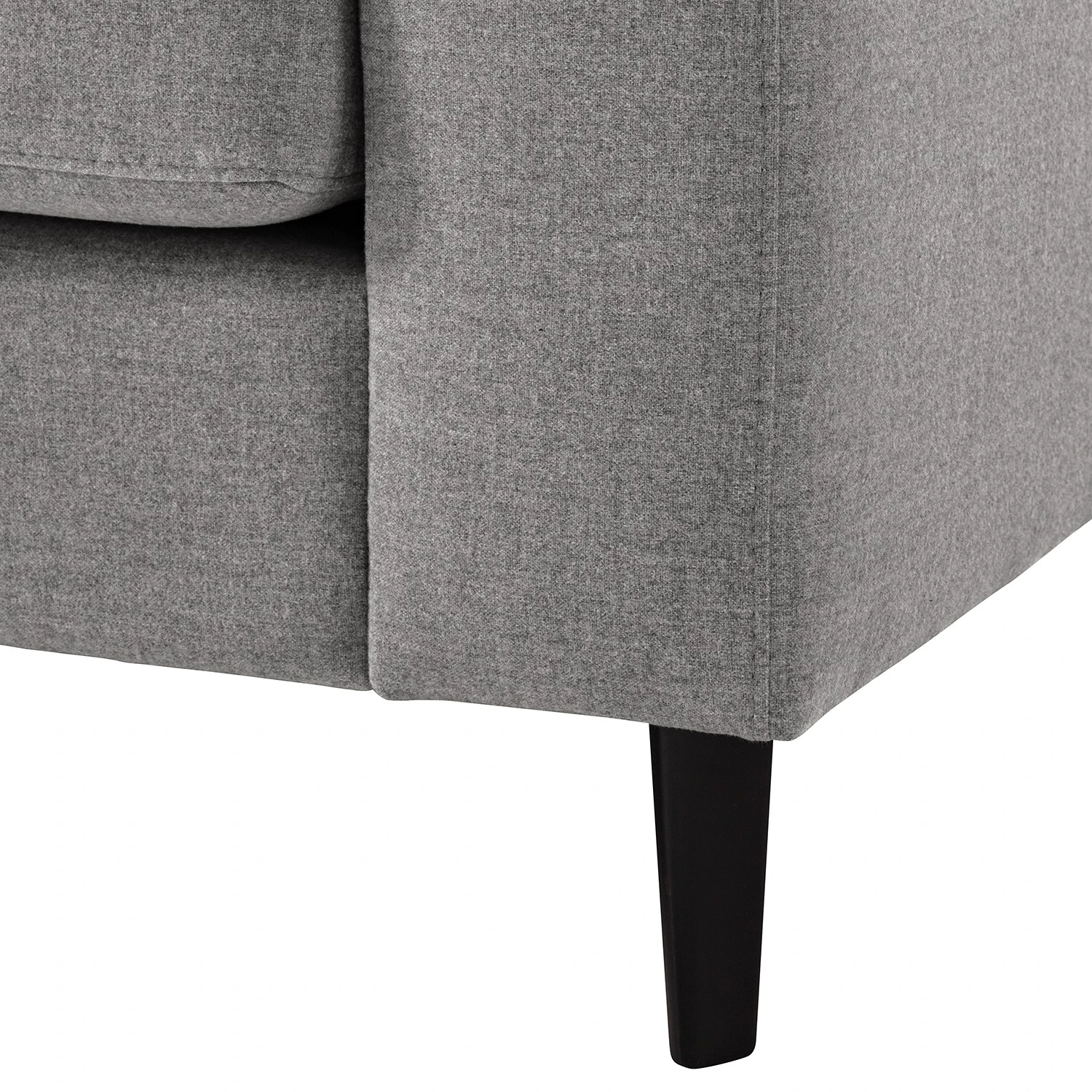 Studio Copenhagen 3-Sitzer Sofa COSO Classic - Webstoff Milan: Hellgrau - Buche 17 Studio Copenhagen 3-Sitzer Sofa COSO Classic - Webstoff Milan: Hellgrau - Buche – Bild 17