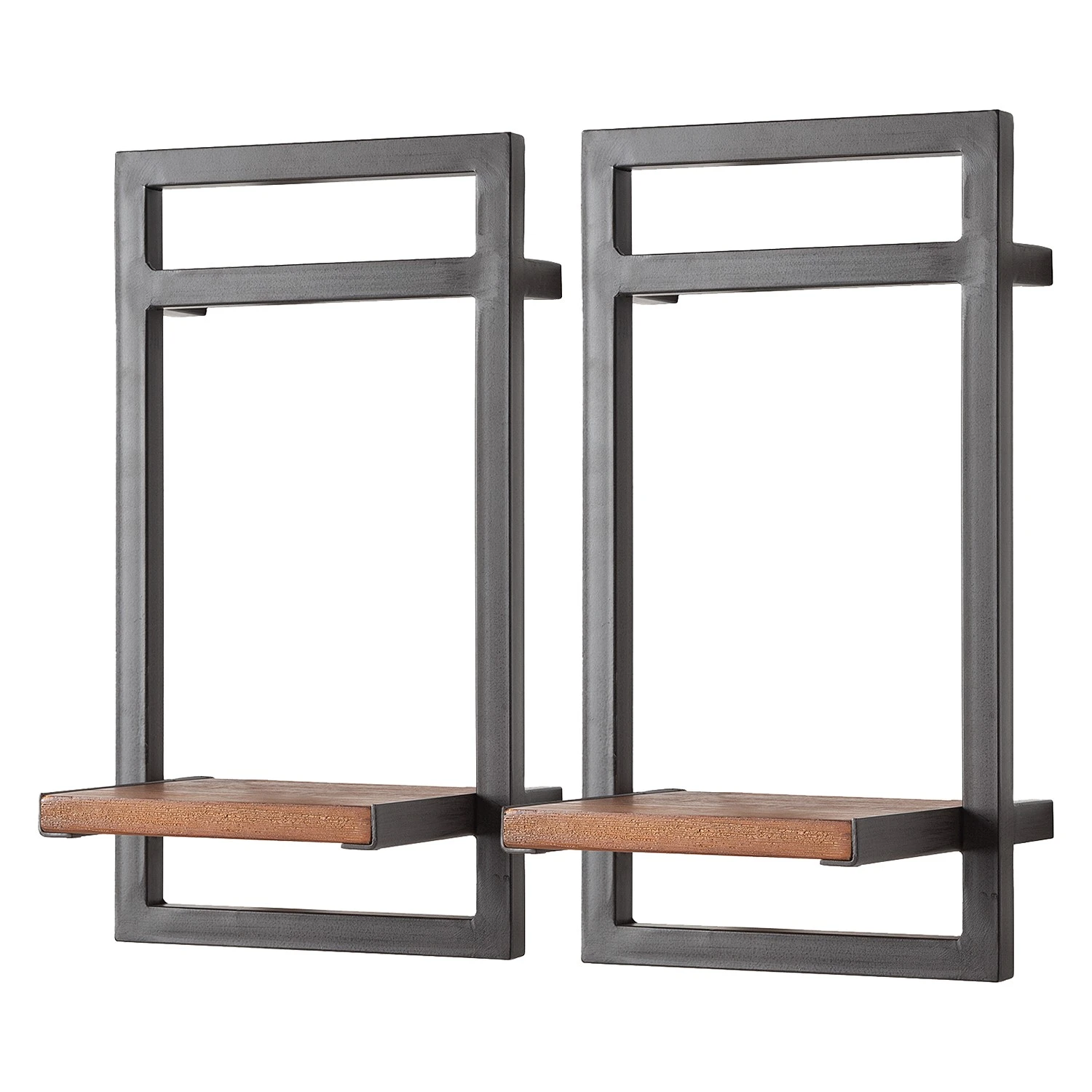 Ars manufacti Wandregal-Set Manchester V (7-teilig) - Akazie massiv / Metall - Akazie / Anthrazit 6 Ars manufacti Wandregal-Set Manchester V (7-teilig) - Akazie massiv / Metall - Akazie / Anthrazit – Bild 6