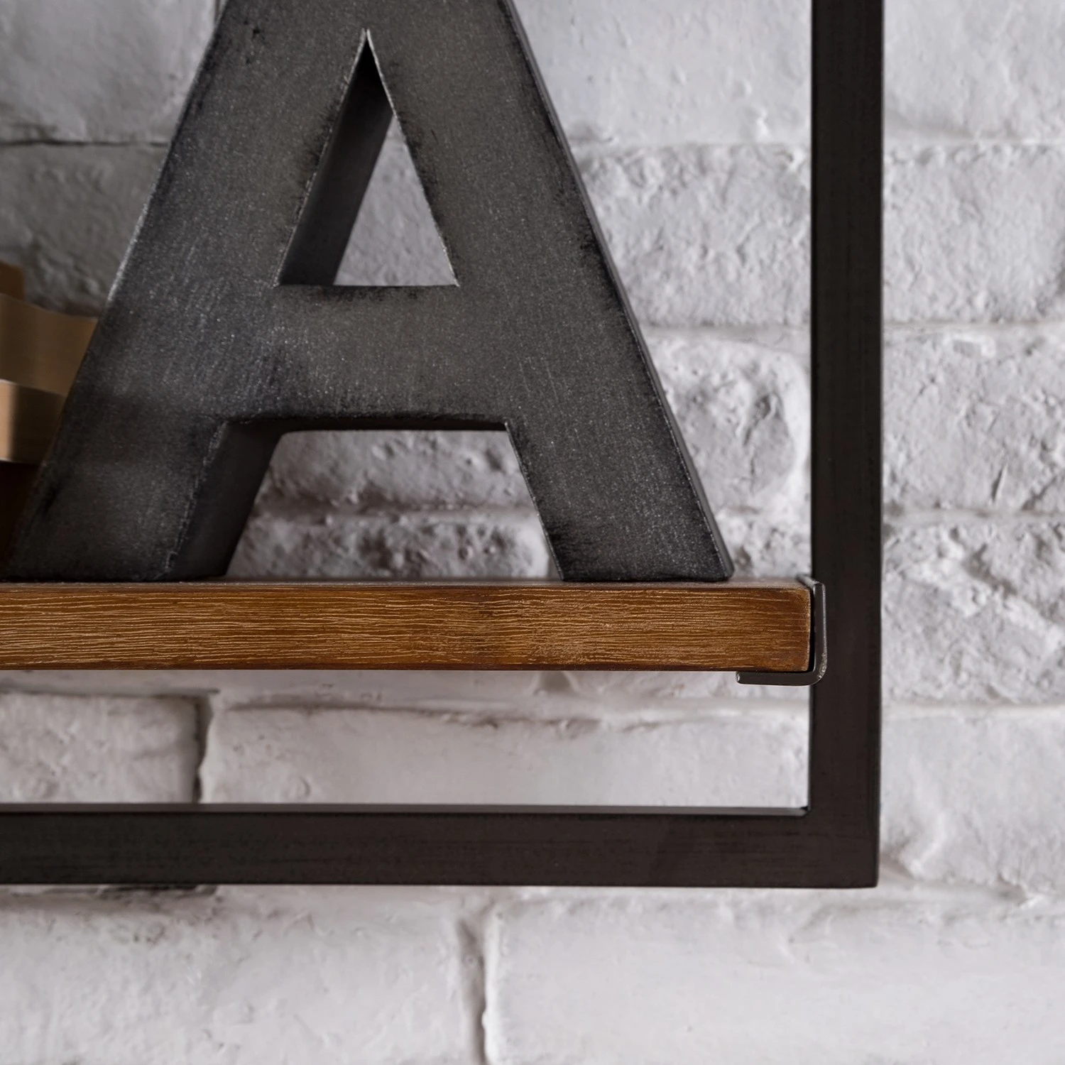 Ars manufacti Wandregal-Set Manchester V (7-teilig) - Akazie massiv / Metall - Akazie / Anthrazit 10 Ars manufacti Wandregal-Set Manchester V (7-teilig) - Akazie massiv / Metall - Akazie / Anthrazit – Bild 10