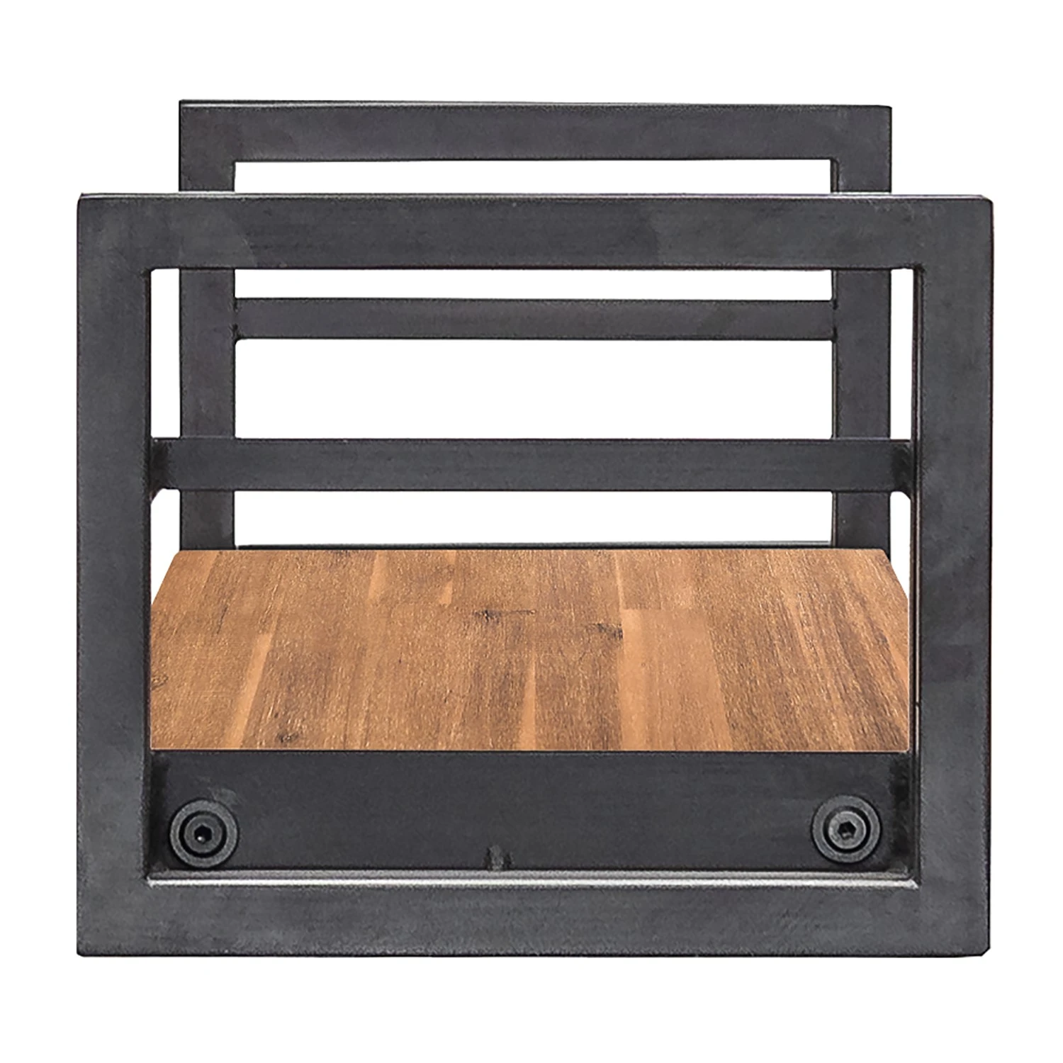 Ars manufacti Wandboard Manchester (2er-Set) - Akazie massiv / Metall - Akazie / Anthrazit - Breite: 110 cm 6 Ars manufacti Wandboard Manchester (2er-Set) - Akazie massiv / Metall - Akazie / Anthrazit - Breite: 110 cm – Bild 6