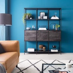 Fredriks Regal Meon III - Eiche Grau Dekor - Breite: 150 cm 18 Fredriks Regal Meon III - Eiche Grau Dekor - Breite: 150 cm -Wohnzimmermöbel boutique en ligne 1000213232 210104 13264800001 MOOD DETAILS P000000001000213232 mood