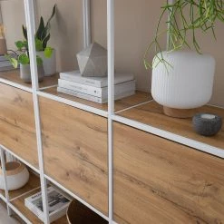 Fredriks Regal Meon III - Eiche Dekor - Breite: 101 cm 39 Fredriks Regal Meon III - Eiche Dekor - Breite: 101 cm -Wohnzimmermöbel boutique en ligne 1000213233 201124 10311400019 DETAILS P000000001000213233