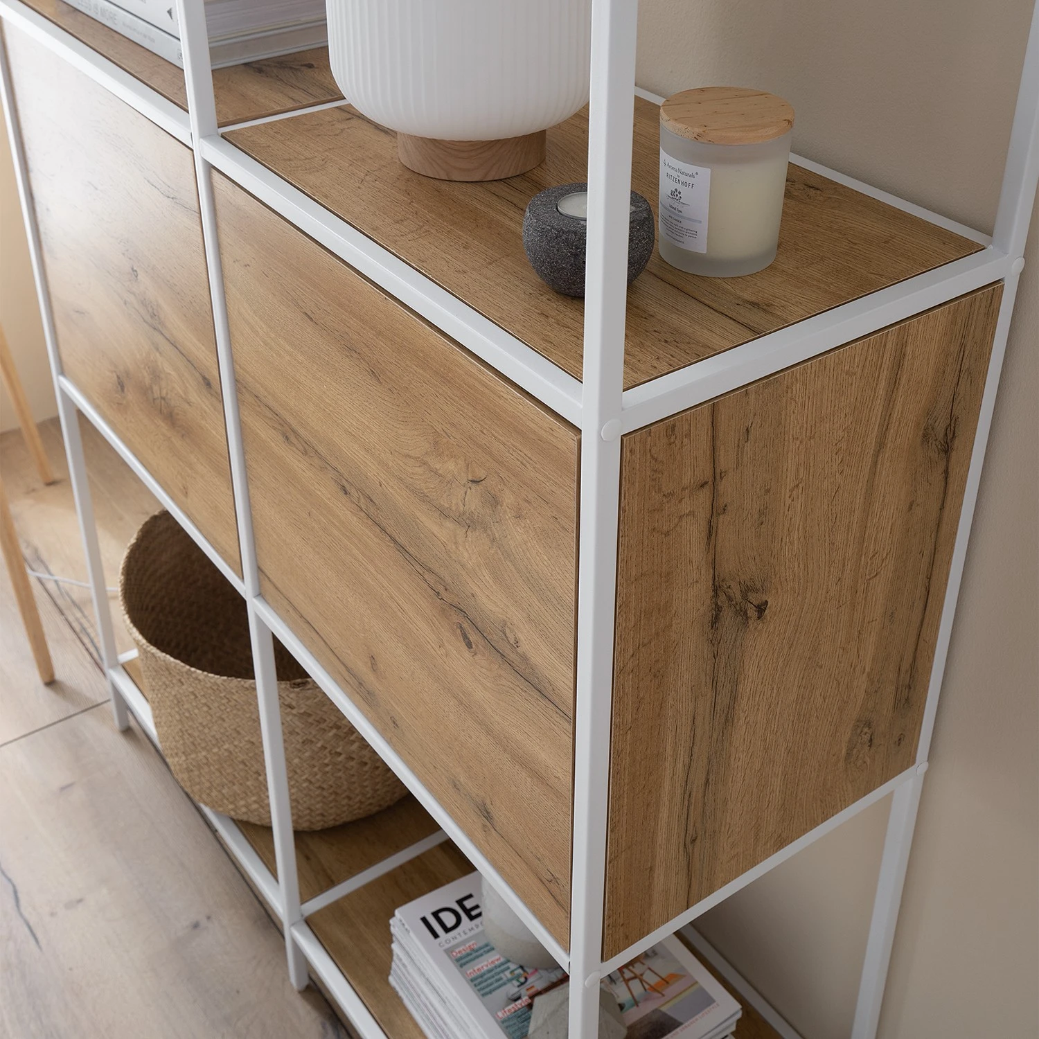 Fredriks Regal Meon III - Eiche Dekor - Breite: 101 cm 25 Fredriks Regal Meon III - Eiche Dekor - Breite: 101 cm – Bild 25