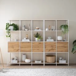 Fredriks Regal Meon III - Eiche Dekor - Breite: 101 cm 29 Fredriks Regal Meon III - Eiche Dekor - Breite: 101 cm -Wohnzimmermöbel boutique en ligne 1000213233 210517 12591100002 MOOD DETAILS P000000001000213233 mood