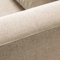 Studio Copenhagen Ecksofa COSO Classic mit Ottomane - Webstoff Milan: Beige - Breite: 238 cm - Ottomane davorstehend links - Bettkasten - Esche -Wohnzimmermöbel boutique en ligne 1000213552 200901 11294400457 DETAILS P000000001000213552