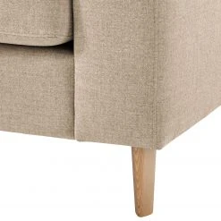 Studio Copenhagen Ecksofa COSO Classic mit Ottomane - Webstoff Milan: Beige - Breite: 238 cm - Ottomane davorstehend links - Bettkasten - Esche -Wohnzimmermöbel boutique en ligne 1000213552 200901 11294400460 DETAILS P000000001000213552