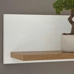 Norrwood Wandboard Proville - Eiche Weiß Dekor / Eiche Dekor - Breite: 130 cm -Wohnzimmermöbel boutique en ligne 1000213880 200525 13132500048 DETAILS P000000001000213880