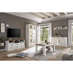 Norrwood Couchtisch Proville II - Eiche Weiß Dekor / Eiche Dekor 7 Norrwood Couchtisch Proville II - Eiche Weiß Dekor / Eiche Dekor -Wohnzimmermöbel boutique en ligne 1000213893 200525 13143600120 MOOD DETAILS P000000001000213893 mood