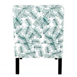 Kayoom Polsterstuhl Indira V - Webstoff / Buche massiv - Schwarz / Grün & Weiß -Wohnzimmermöbel boutique en ligne 1000214195 200529 06042700133 DETAILS P000000001000214195