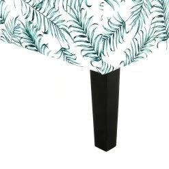 Kayoom Polsterstuhl Indira V - Webstoff / Buche massiv - Schwarz / Grün & Weiß -Wohnzimmermöbel boutique en ligne 1000214195 200529 06042700134 DETAILS P000000001000214195