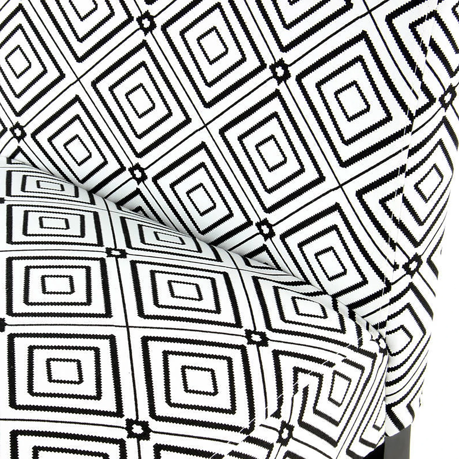 Kayoom Polsterstuhl Indira III - Webstoff / Buche massiv - Schwarz / Weiß 7 Kayoom Polsterstuhl Indira III - Webstoff / Buche massiv - Schwarz / Weiß – Bild 7