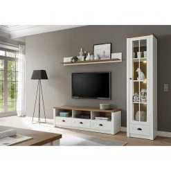 Norrwood Wohnwand Proville II (3-teilig) - Eiche Weiß Dekor / Eiche Dekor -Wohnzimmermöbel boutique en ligne 1000214289 200527 06584000023 MOOD DETAILS P000000001000214289 mood