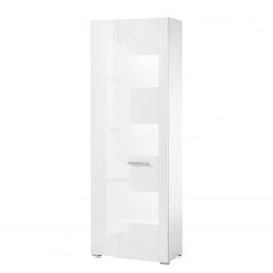 Loftscape Wohnwand Cely I (4-teilig) - Hochglanz Weiß / Matt Weiß -Wohnzimmermöbel boutique en ligne 1000214312 200527 07013000146 DETAILS P000000001000214312