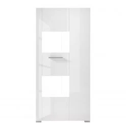 Loftscape Wohnwand Cely I (4-teilig) - Hochglanz Weiß / Matt Weiß -Wohnzimmermöbel boutique en ligne 1000214312 200527 07013800151 DETAILS P000000001000214312