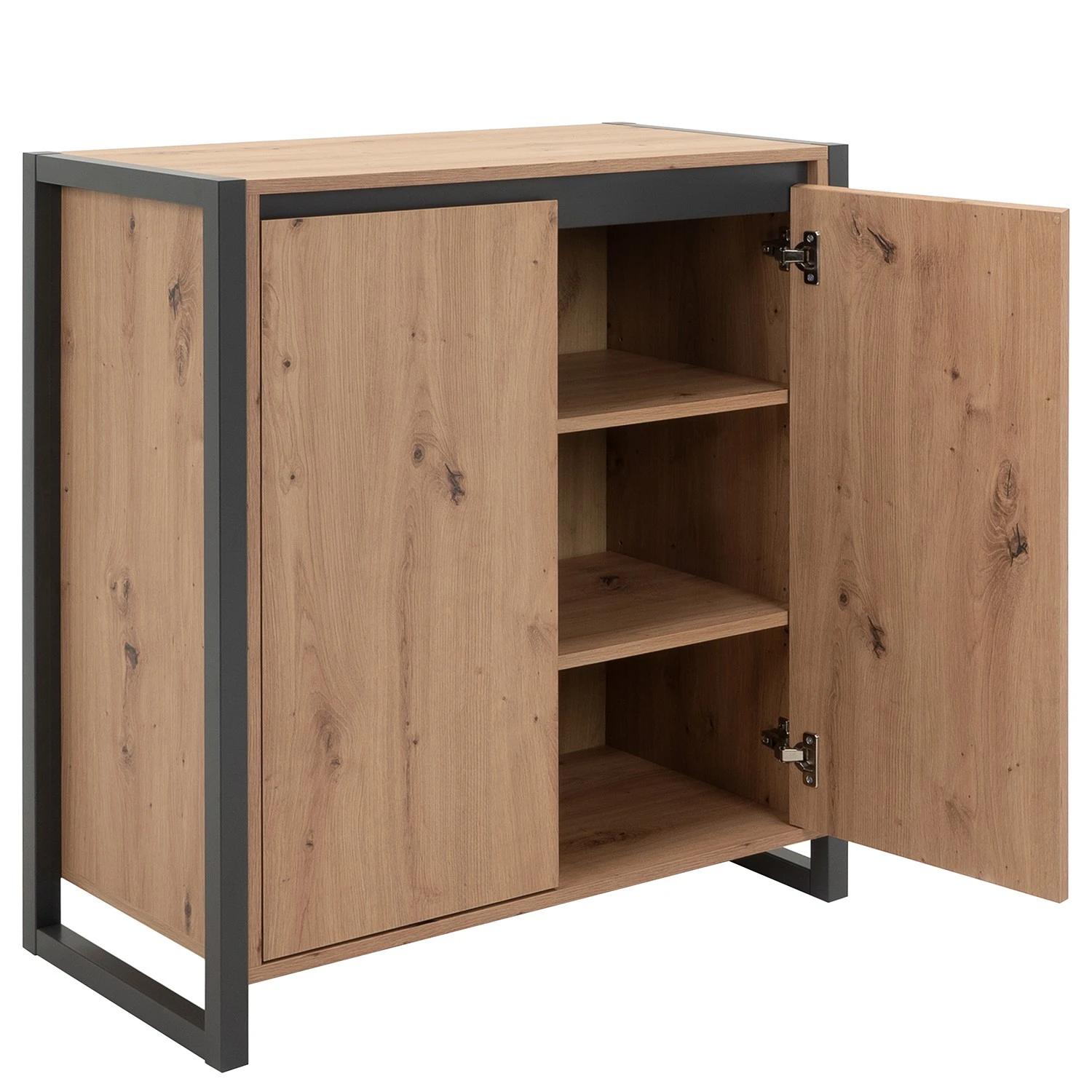 Red Living Kommode Denville I - Eiche Artisan Dekor / Anthrazit 8 Red Living Kommode Denville I - Eiche Artisan Dekor / Anthrazit – Bild 8