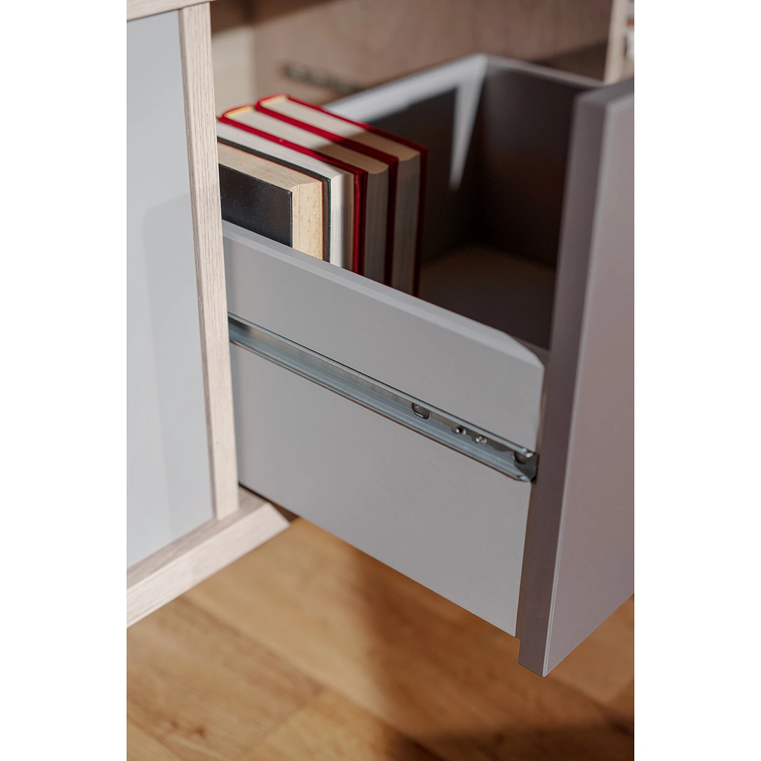 Mørteens TV-Lowboard Elysian - Grau / Eiche Dekor 11 Mørteens TV-Lowboard Elysian - Grau / Eiche Dekor – Bild 11