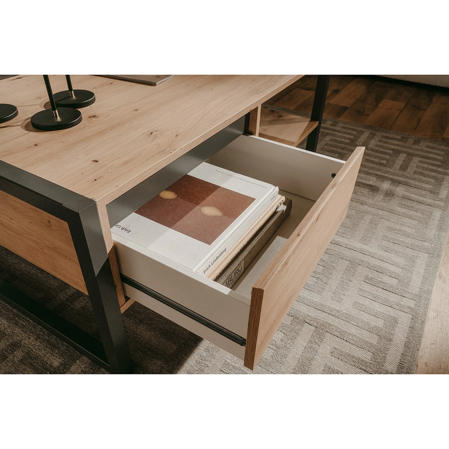 Red Living Couchtisch Denville - Eiche Artisan Dekor / Anthrazit 9 Red Living Couchtisch Denville - Eiche Artisan Dekor / Anthrazit – Bild 9