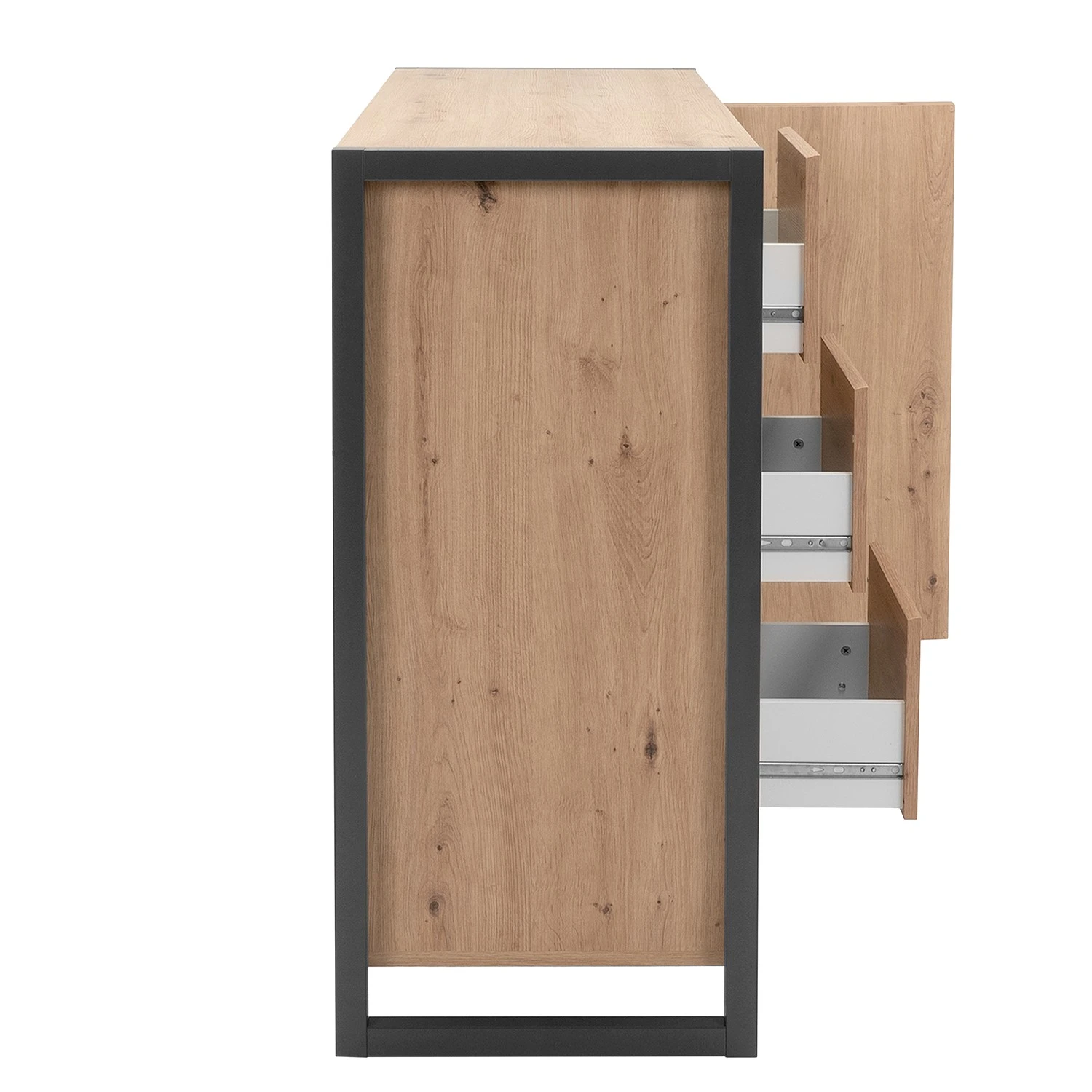 Red Living Kommode Denville II - Eiche Artisan Dekor / Anthrazit 8 Red Living Kommode Denville II - Eiche Artisan Dekor / Anthrazit – Bild 8