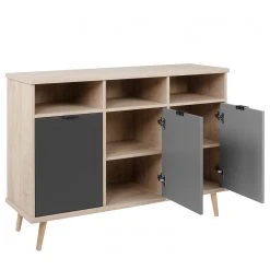 Mørteens Sideboard Elysian - Grau / Eiche Dekor 20 Mørteens Sideboard Elysian - Grau / Eiche Dekor -Wohnzimmermöbel boutique en ligne 1000214503 200608 14174500131 DETAILS P000000001000214503