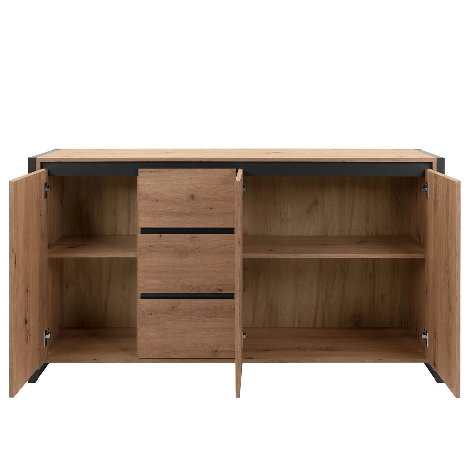 Red Living Sideboard Denville - Eiche Artisan Dekor / Anthrazit 12 Red Living Sideboard Denville - Eiche Artisan Dekor / Anthrazit – Bild 12