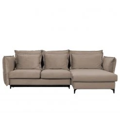 Fredriks Ecksofa Carrboro - Samt - Cappuccino - Longchair davorstehend rechts -Wohnzimmermöbel boutique en ligne 1000215209 200724 14085200161 DETAILS P000000001000215209