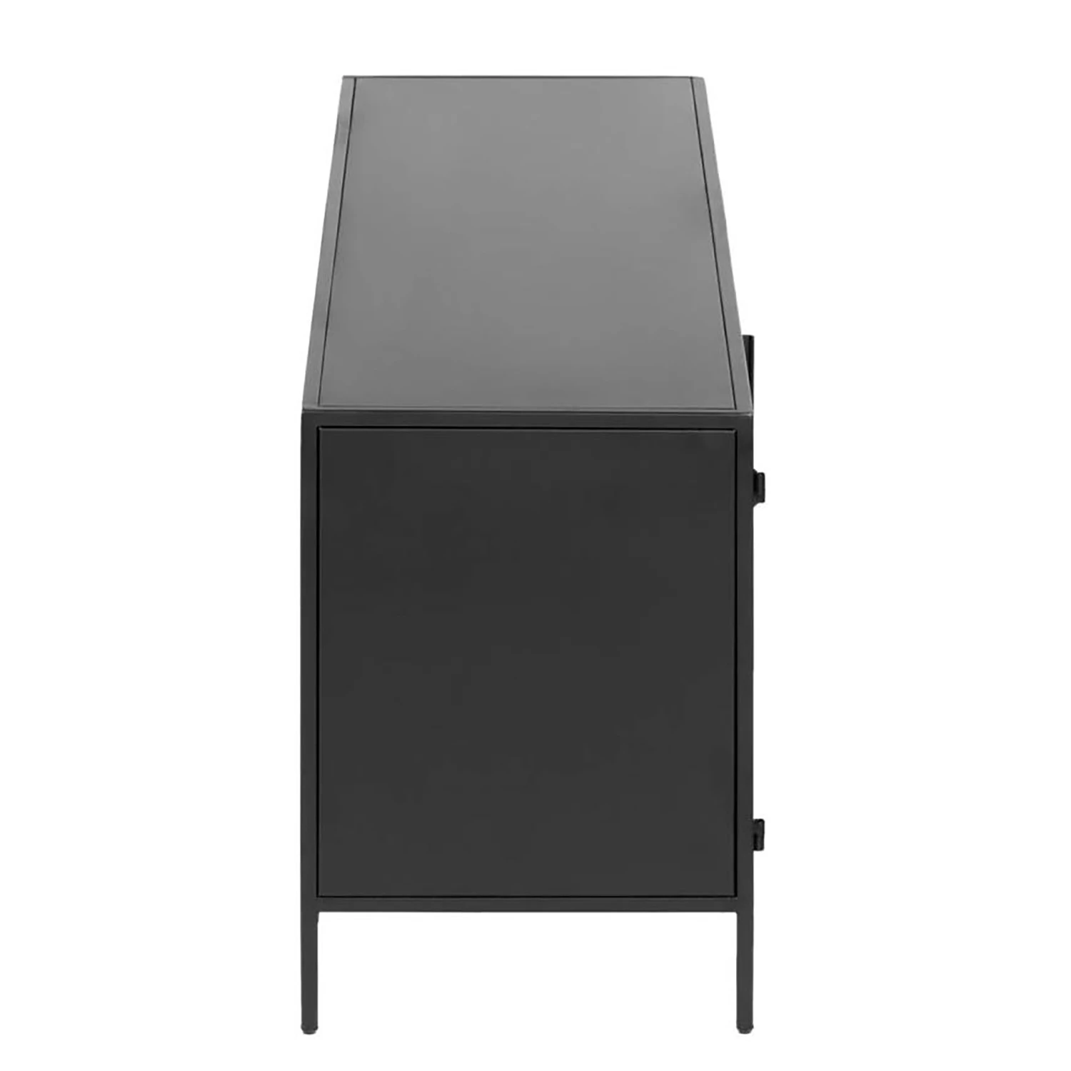 Red Living TV-Lowboard Exford - Metall - Schwarz 3 Red Living TV-Lowboard Exford - Metall - Schwarz – Bild 3