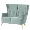Fredriks Sofa Bonham (2 -Sitzer) - Samt - Pastellblau