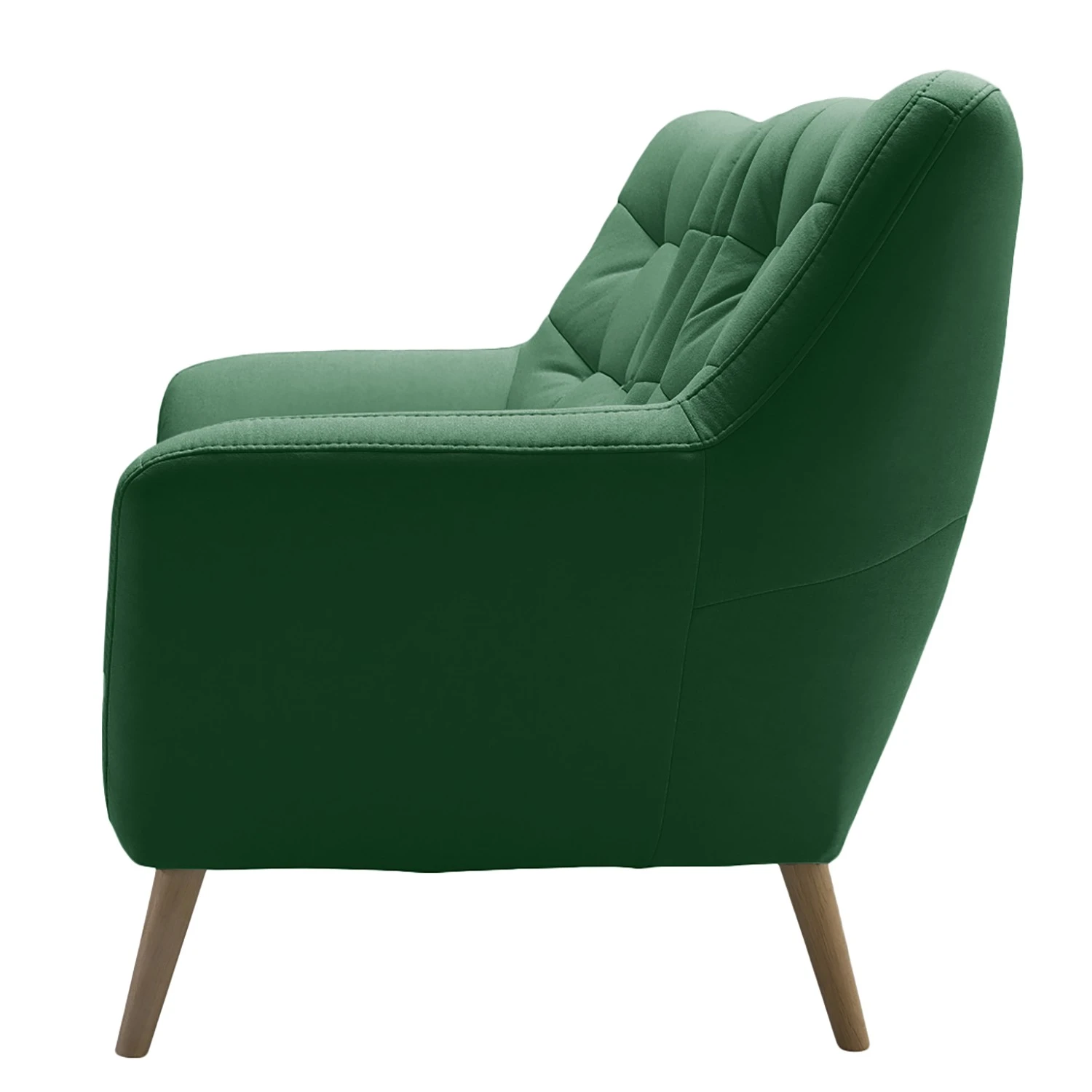 Fredriks Sofa Sawston I (2 -Sitzer) - Samt - Grün 4 Fredriks Sofa Sawston I (2 -Sitzer) - Samt - Grün – Bild 4