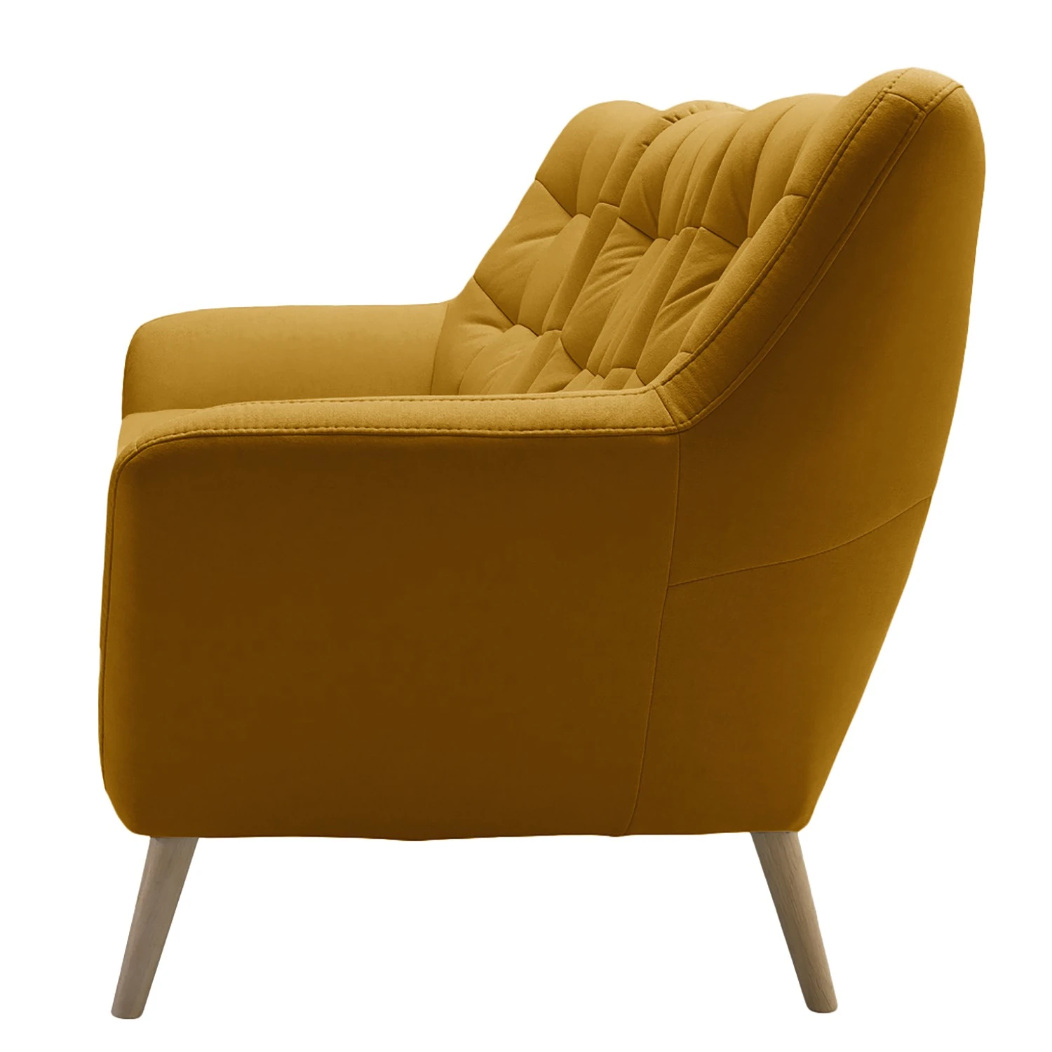 Fredriks Polstergarnitur Sawston I (3-2) - Samt - Olivgelb 5 Fredriks Polstergarnitur Sawston I (3-2) - Samt - Olivgelb – Bild 5