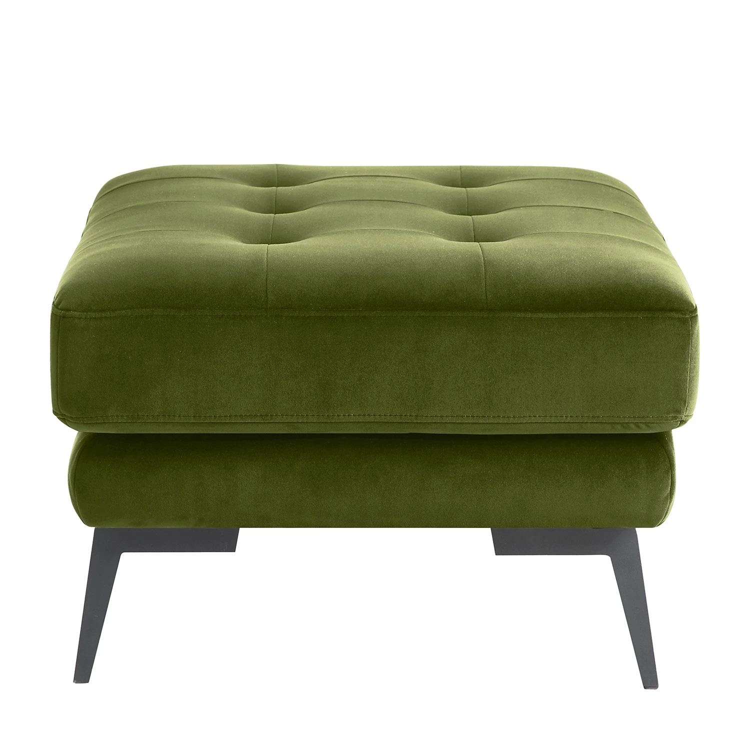 Mørteens Polsterhocker Hamina II - Samt - Avocado 6 Mørteens Polsterhocker Hamina II - Samt - Avocado – Bild 6