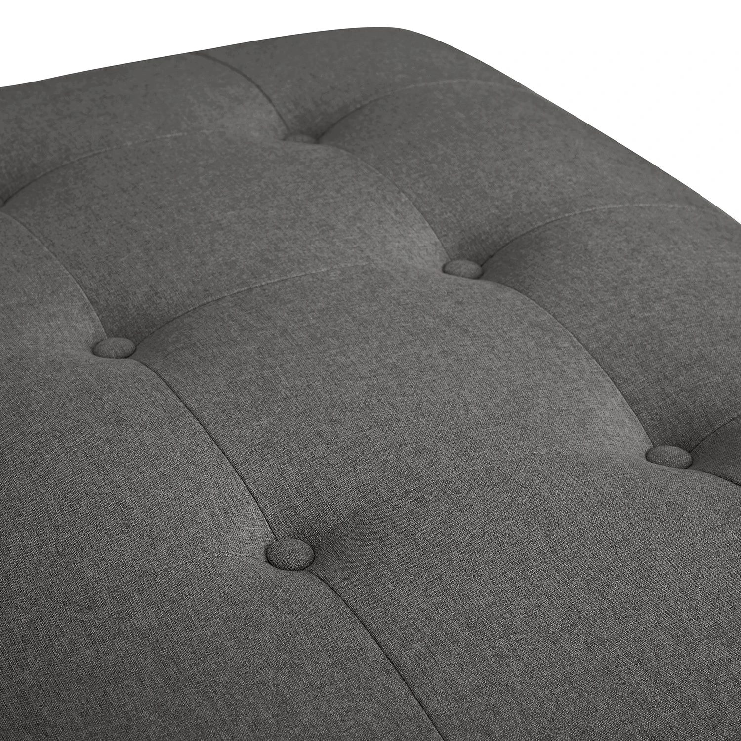 Mørteens Polsterhocker Hamina I - Flanell - Dunkelgrau 7 Mørteens Polsterhocker Hamina I - Flanell - Dunkelgrau – Bild 7